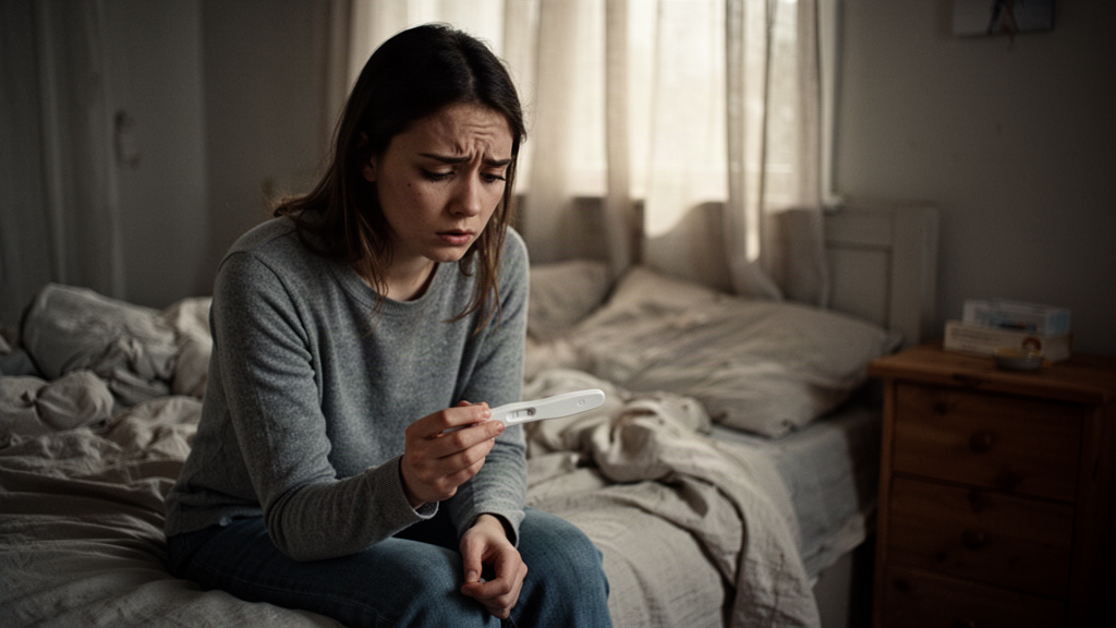 E se o resultado for negativo, mas a menstruação não vem?